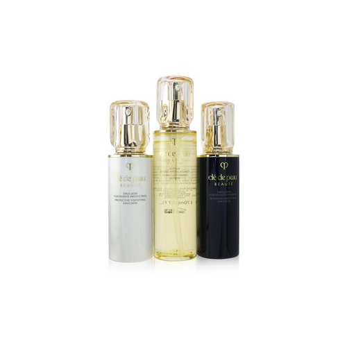 Cle De Peau Ultimate Daily Emulsion Care Набор: Увлажняющий Смягчающий Лосьон N 170мл + Защитная Эмульсия N SPF 25 125мл + Интенсивная Эмульсия 125мл 3pcs