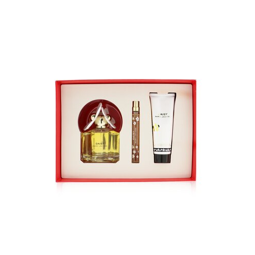 Marc Jacobs Daisy Набор: Туалетная Вода Спрей 100мл/3.4унц + Сияющий Лосьон для Тела 75мл/2.5унц + Туалетная Вода Спрей 10мл/0.33унц 3pcs