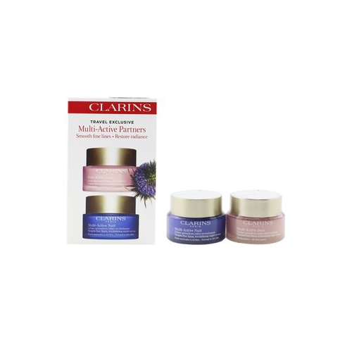 Clarins Multi-Active Partners Набор: Multi-Active Дневной Крем 50мл/1.6унц + Ночной Крем 50мл/1.7унц 2pcs