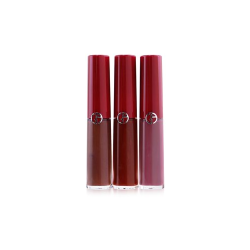 Giorgio Armani Lip Maestro Intense Velvet Color Набор (3x Мини Жидкая Губная Помада) - #200,#405,#501 3x3.5ml/0.12oz