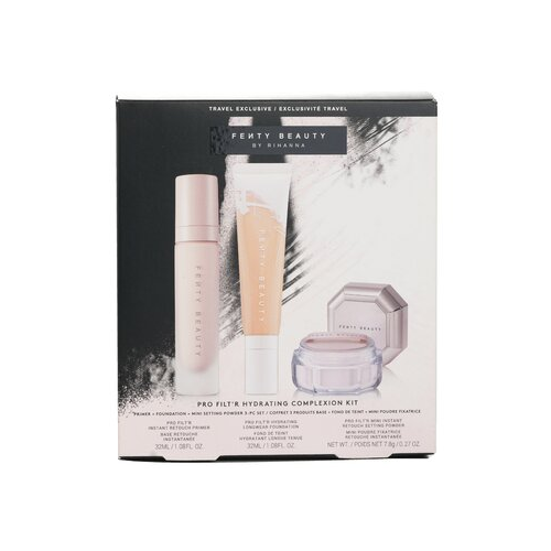Fenty Beauty by Rihanna Pro Filt'R Увлажняющий Набор: Основа 32мл + Праймер 32мл + Instant Retouch Фиксирующая Пудра 7.8г - #120 3pcs