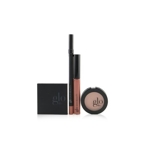 Glo Skin Beauty Desk to Datenight (Мини Тени для Век + Румяна + Карандаш для Губ + Блеск для Губ) - # Rebel Angel 4pcs