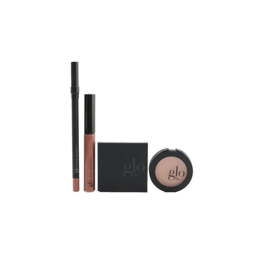 Glo Skin Beauty Desk to Datenight (Мини Тени для Век + Румяна + Карандаш для Губ + Блеск для Губ) - # Bon Voyage 4pcs