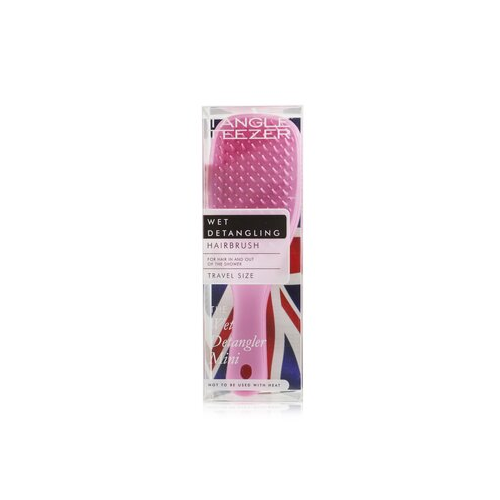 Tangle Teezer The Wet Detangling Мини Щетка для Волос - # Baby Pink Sparkle (Дорожный Размер) 1pc
