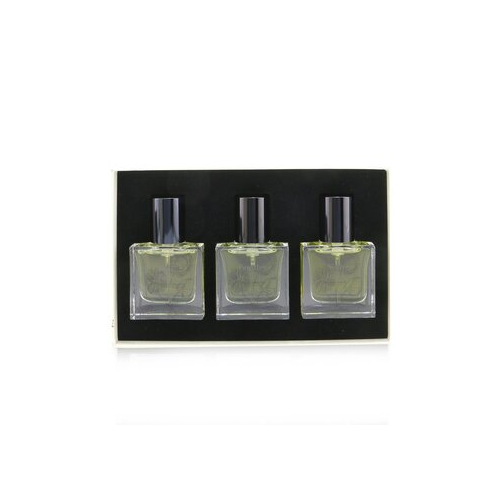 Miller Harris La Collection Voyage Pour Lui Набор Парфюмированной Воды Спрей: Etui Noir + Feuilles De Tabac + Vetiver Insolent 3x14ml/0.47oz