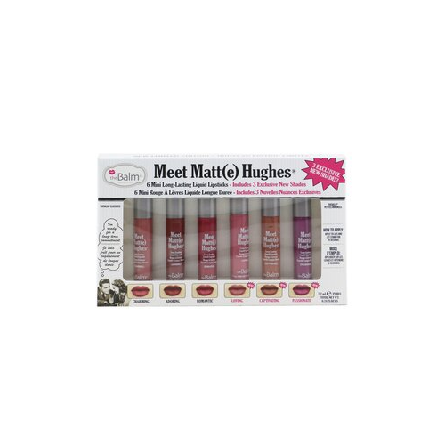 TheBalm Meet Matt(e) Hughes 6 Мини Стойких Жидких Губных Помад - Vol. 3 6x1.2ml/0.04oz