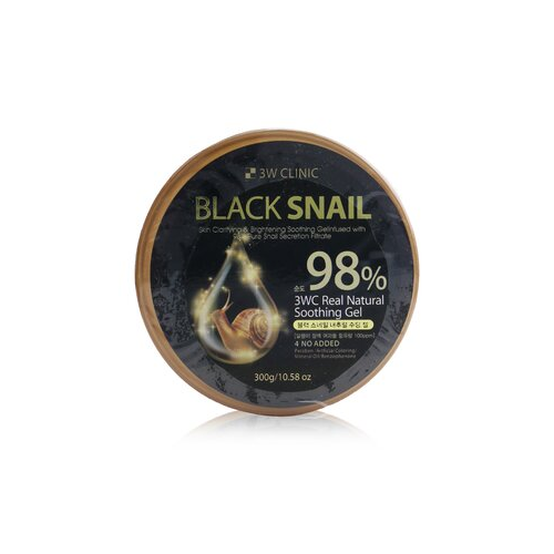 3W Clinic 98% Black Snail Натуральный Успокаивающий Гель 300g/10.58oz