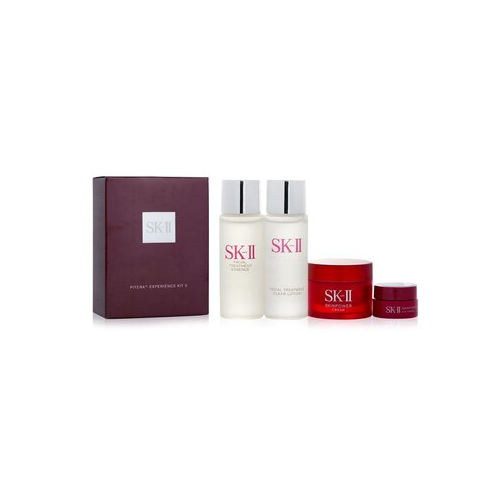 SK II Pitera Experience Набор 2: Очищающий Лосьон 30мл + Эссенция для Лица 30мл + Skinpower Крем 15г + Skinpower Крем для Век 2.5г 4pcs