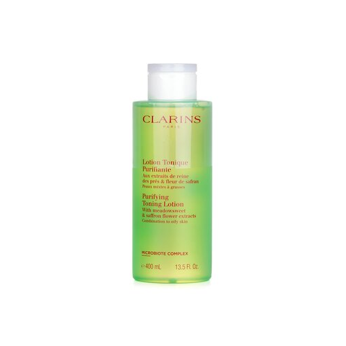 Clarins Очищающий Лосьон Тоник с Экстрактами Таволги и Шафрана - для Комбинированной и Жирной Кожи 400ml/13.5oz