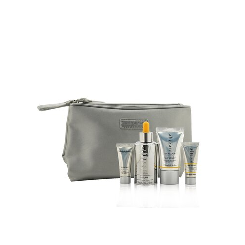 Prevage by Elizabeth Arden Prevage Intensive Repair Антивозрастной Набор: Intensive Repair Ежедневная Сыворотка 30мл + Увлажняющий Крем SPF 30 15мл + City Smart Broad Spectrum SPF 50 5мл + Обновляющий Бустер 5мл + Сумка 4pcs+1bag