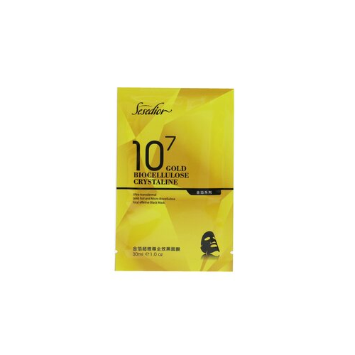 Sesedior Gold Biocellulose Total Effective Black Mask (Exp. Date 08/02/2023) 10x30ml/1oz