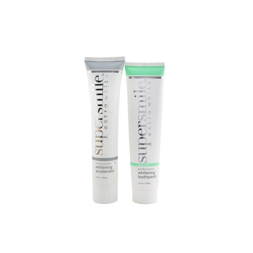 Supersmile Extra White Professional Экстра Отбеливающая Система (Дорожный Набор) - Triple Mint : Акселератор 70.8г + Зубная Паста 70.8г 2x70.8g/2.5oz