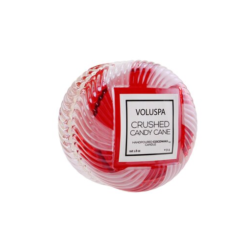 Voluspa Macaron Свеча - Crushed Candy Cane 51g/1.8oz