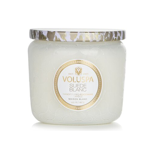 Voluspa Petite Jar Свеча - Suede Blanc 127g/4.5oz