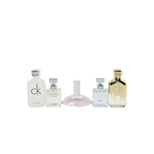 Calvin Klein Deluxe Дорожная Коллекция: CK One EDT 10мл+CK One Gold EDT 10мл+Eternity EDP 5мл+Eternity Air EDP 5мл+Euphoria EDP 4мл 5pcs