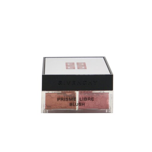 Givenchy Prisme Libre Blush Рассыпчатые Пудровые Румяна 4 Оттенка - # 4 Organza Sienne (Woddy Oragne) 4x1.5g/0.0525oz