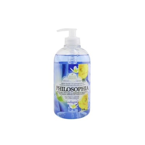 Nesti Dante Philosophia Жидкое Мыло для Рук и Лица с Коллагеном и Женьшенем - Blue Azalea, Ambrosia Nectar & Starfruit 500ml/16.9oz