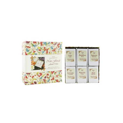 Nesti Dante Floral Notes Набор Мыла: (Lilac + BushRose + Tuberose + Lavender+ Waterlily + Musk) 6x 100g/3.5oz