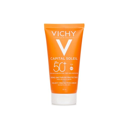 Vichy Capital Soleil Совершенствующий Бархатистый Крем SPF 50 - Водостойкий (для Нормальной и Сухой Чувствительной Кожи) 50ml/1.69oz