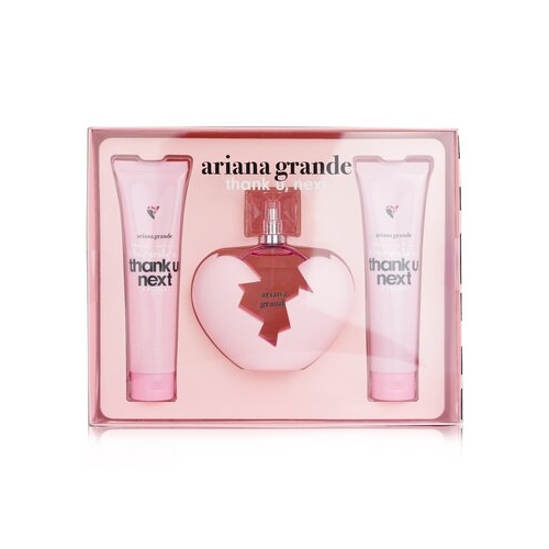 Ariana Grande Thank U Next Набор: Парфюмированная Вода Спрей 100мл/3.4унц + Суфле для Тела 100мл/3.4унц + Гель для Душа и Ванн 100мл/3.4унц 3pcs