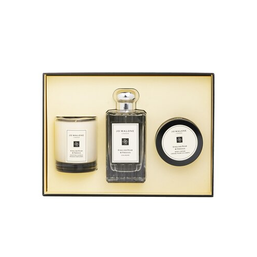 Jo Malone English Pear & Freesia Набор: Одеколон Спрей 100мл/3.4унц + Крем для Тела 50мл/1.7унц + Ароматическая Свеча 4.78см/1.88д (Высота) 3pcs
