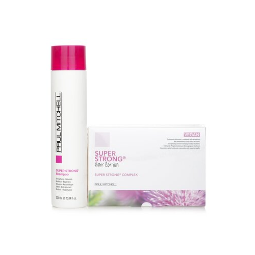 Paul Mitchell Strength Super Strong Complex Program Set: Shampoo 300ml + Hair Lotion 12x6ml 13pcs