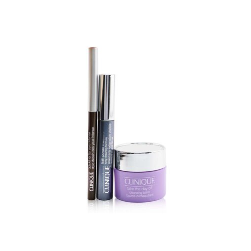 Clinique Lash Power Extension Visible Mascara Набор (1x Тушь для Ресниц 6мл + 1x Quickliner 0.14г + 1x Очищающий Бальзам 15мл) 3pcs