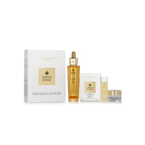 Guerlain Abeille Royale Антивозрастная Программа: Youth Watery Масло 50мл + Укрепляющий Лосьон 15мл + Double R Сыворотка 8x0.6мл + Дневной Крем 7мл 11pcs