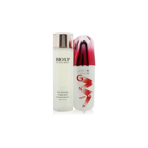Shiseido Ultimune Power Infusing Концентрат - Технология ImuGeneration (Ginza Edition) 75мл (В подарок: Natural Beauty BIO UP Эссенция 200мл) 2pcs