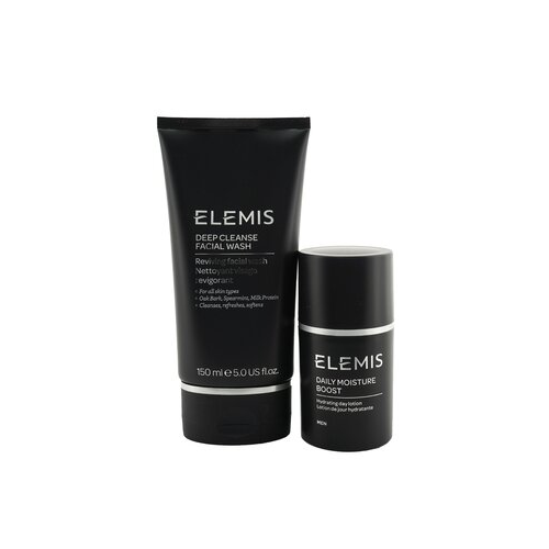 Elemis His (or Her) Essential Набор Дуо: Глубоко Очищающее Средство для Умывания 150мл + Ежедневный Увлажняющий Бустер 50мл 2pcs