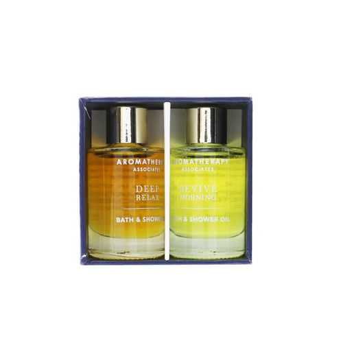 Aromatherapy Associates Perfect Partners Дуо (Deep Relax Масло для Душа и Ванн, Revive Morning Масло для Душа и Ванн) 2x9ml/0.3oz