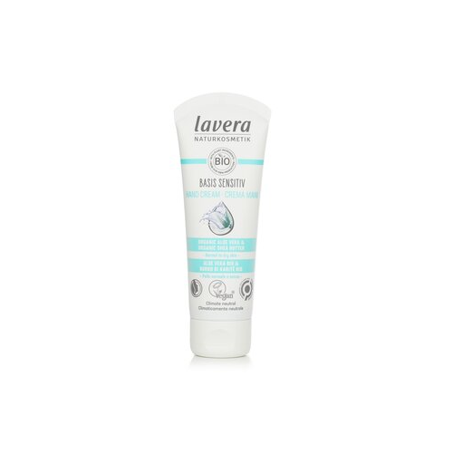 Lavera Basis Sensitiv Крем для Рук с Органическим Алоэ Вера и Органическим Маслом Ши - для Нормальной и Сухой Кожи 75ml/2.6oz