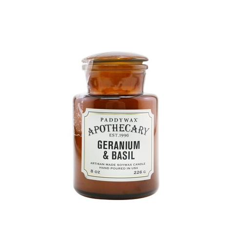 Paddywax Apothecary Свеча - Geranium & Basil 226g/8oz
