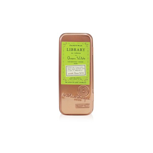 Paddywax Library Свеча - Oscar Wilde 70g/2.5oz