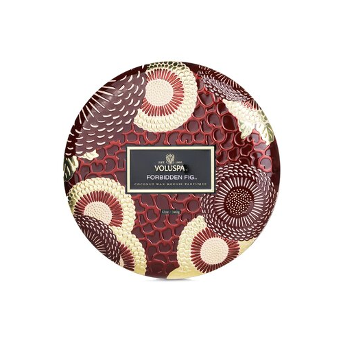 Voluspa 3 Wick Decorative Tin Свеча - Forbidden Fig 340g/12oz