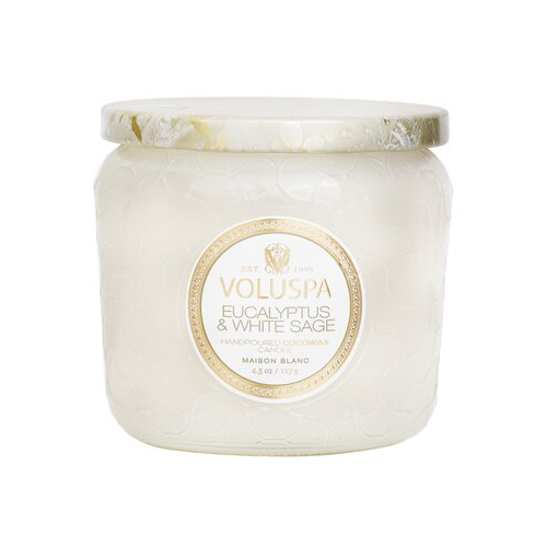 Voluspa Petite Jar Свеча - Eucalyptus & White Sage 128g/4.5oz