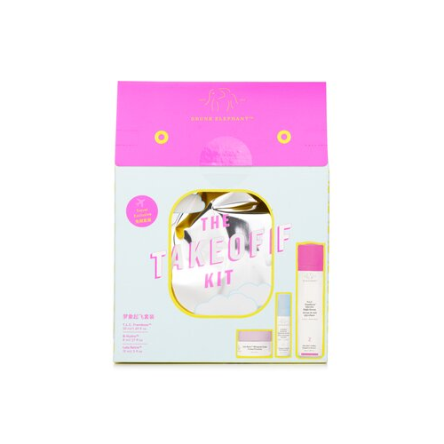 Drunk Elephant The TakeOff Набор: T.L.C Framboos Ночная Сыворотка 50мл + B-Hydra Сыворотка 8мл + Lala Retro Крем 15мл 3pcs