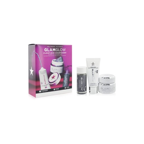 Glamglow Clear Skin Countdown Набор: SuperCleanse 30г + Supermud 50мл + Supertoner 30мл 3pcs