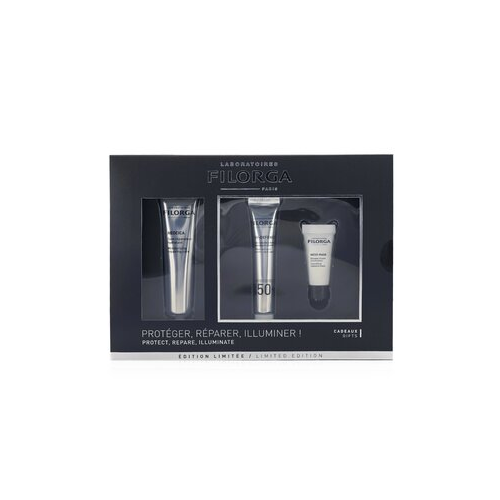 Filorga Protect, Repare, Illuminate Limited Edition Набор: Neocica 40мл + UV-Defence SPF50 15мл + Meso-Mask 7мл 3pcs