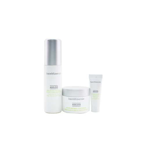 BareMinerals Ageless Phyto-Retinol Набор Трио: Ночной Концентрат 30мл + Крем для Лица 30г + Крем для Век 5г 3pcs