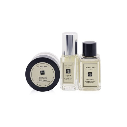 Jo Malone Christmas Cracker Набор: English Oak & Hazelnut Одеколон 9мл + Grapefruit Средство для Мытья Рук и Тела 15мл + Wood Sage & Sea Salt Крем для Тела 15мл 3pcs