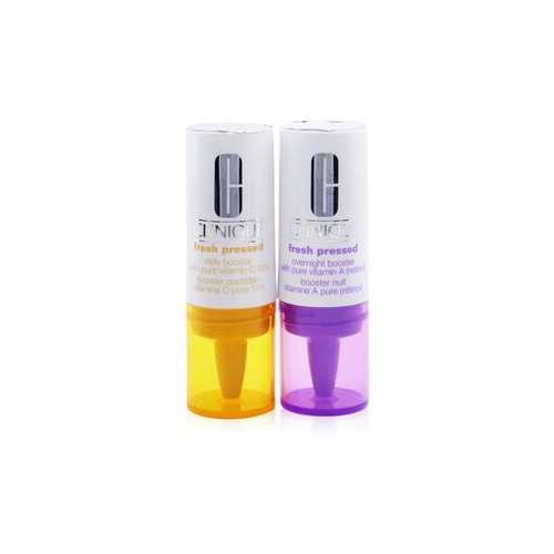Clinique Fresh Pressed Clinical Дневной+Ночной Бустер (1x Дневной Бустер 8.5мл/0.29унц+ 1x Ночной Бустер 6мл/0.2унц) 2pcs