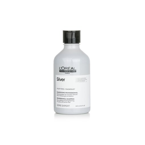 L'Oreal Professionnel Serie Expert - Silver Violet Dyes + Magnesium Neutralising and Brightening Shampoo (For Grey and White Hair) 300ml/10.1oz