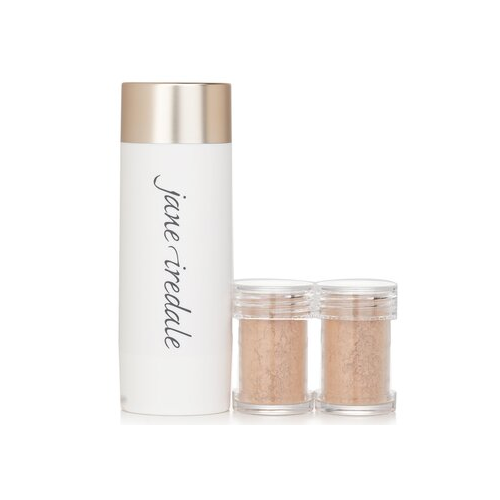 Jane Iredale Amazing Base Рассыпчатая Минеральная Пудра SPF 20 Заполняемая Кисть (1x Кисть, 2x Запасной Блок) - Suntan 2x2.5g/0.09oz