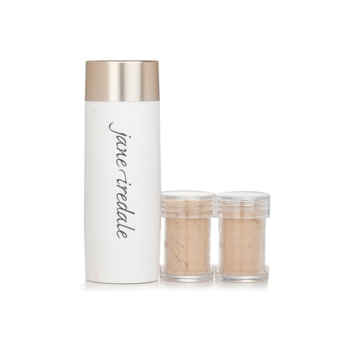 Jane Iredale Amazing Base Рассыпчатая Минеральная Пудра SPF 20 Заполняемая Кисть (1x Кисть, 2x Запасной Блок) - Satin 2x2.5g/0.09oz