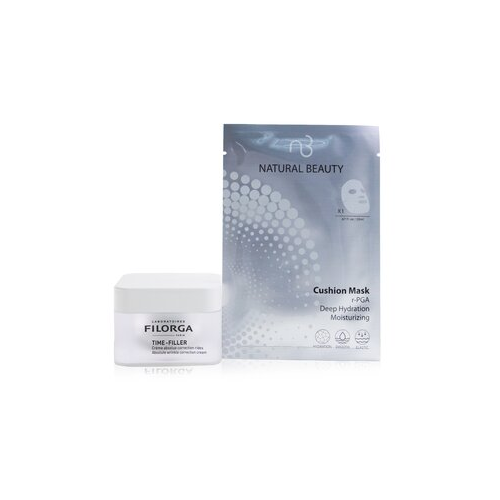 Filorga Time-Filler Absolute Крем для Коррекции Морщин 50мл (Подарок: Natural Beauty r-PGA Deep Hydration Увлажняющая Маска 6x 20мл) 50ml+6x20ml