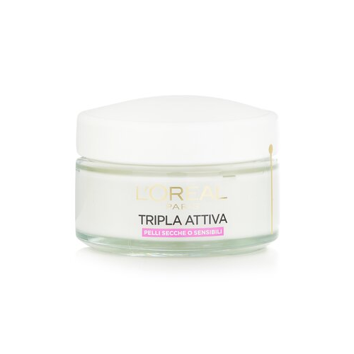 L'Oreal 24H Triple Active Защитное Увлажняющее Средство - для Сухой и Чувствительной Кожи 50ml/1.7oz