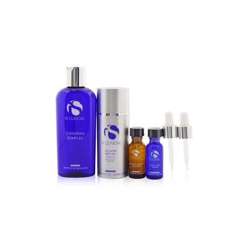 IS Clinical Pure Calm Набор: Очищающий Комплекс 180мл + Pro-Heal Advance+ Сыворотка 15мл + Hydra-Cool Сыворотка 15мл + Eclipse SPF 50 Солнцезащитный Крем 100г 4pcs