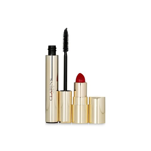 Clarins Supra Volume Mascara + Joli Rouge Set 2pcs