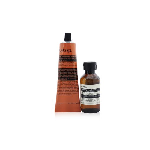 Aesop The Forager Rassembler: Citrus Melange Body Cleanser 100ml+ Rind Concentrate Body Balm 100ml 2pcs